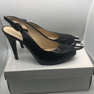 Nine West Leather shoes, sling back